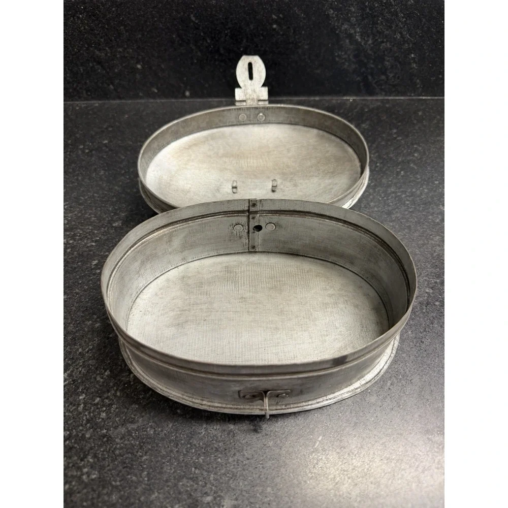 Vintage Indian Brass Chapati Box Roti Dabba 7